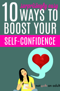 10 surprisingly easy ways to boost your self confidence | being confident is hard because we're taught that we aren't good enough for so much of our lives. You can boost your self esteem with these easy tips