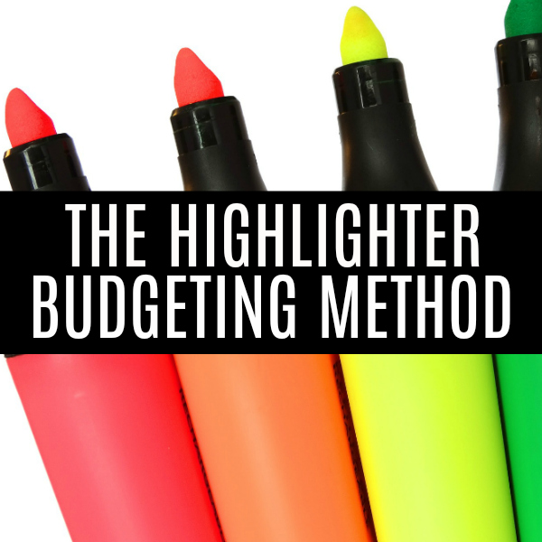 The Highlighter Budgeting Method